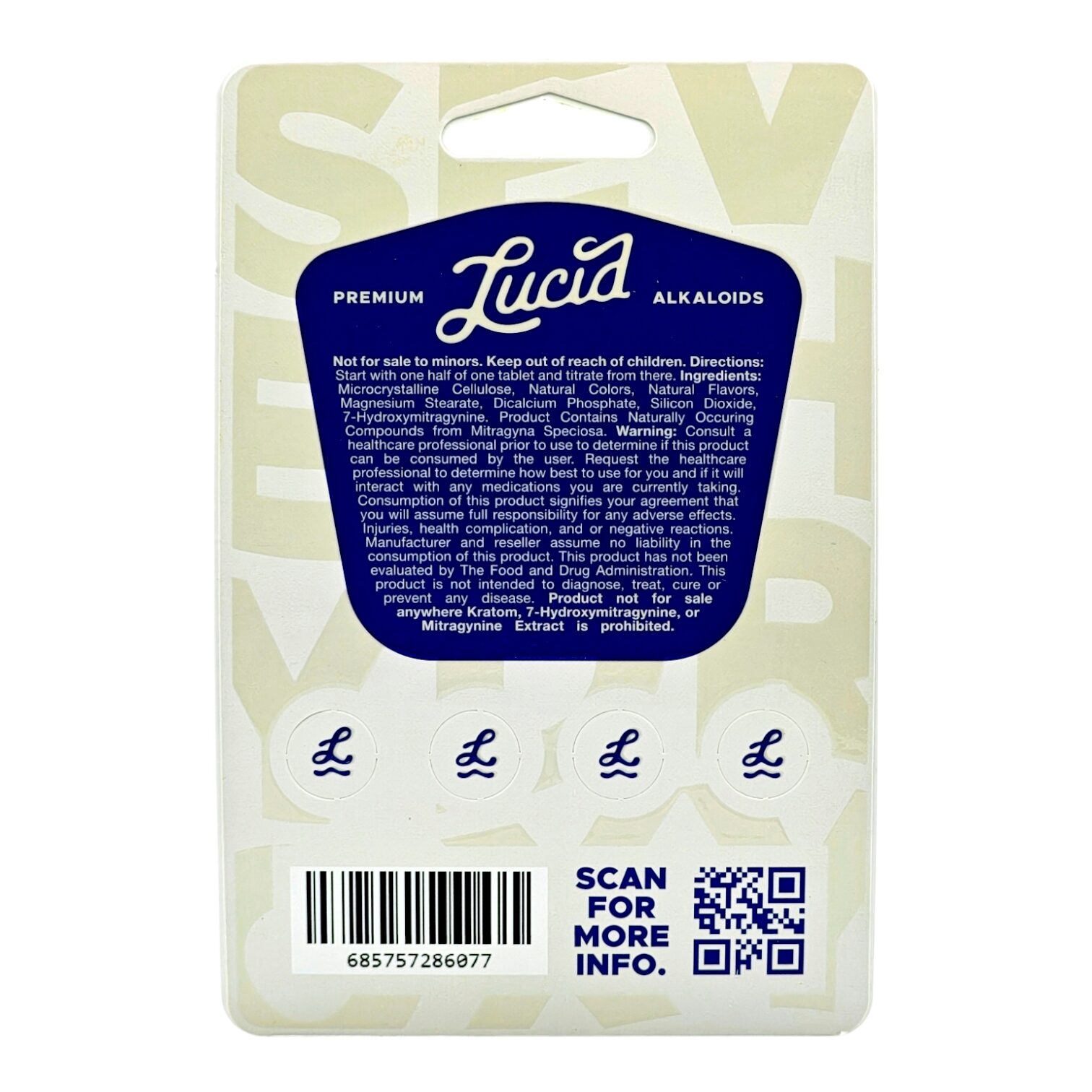Lucid Supreme 7-OH Chewables Tablets, 30mg x 4ct - Image 3