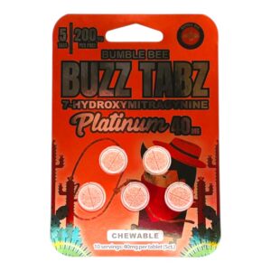 Bumble Bee Buzz Tabz Platinum 7-OH Tablets 40mg