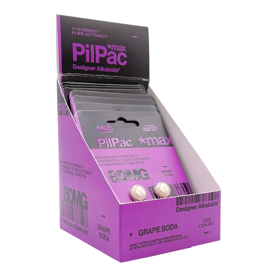 PilPac *Max Designer Alkaloids 7-OH Pure Extract Tablets 80mg x 5ct - Image 3