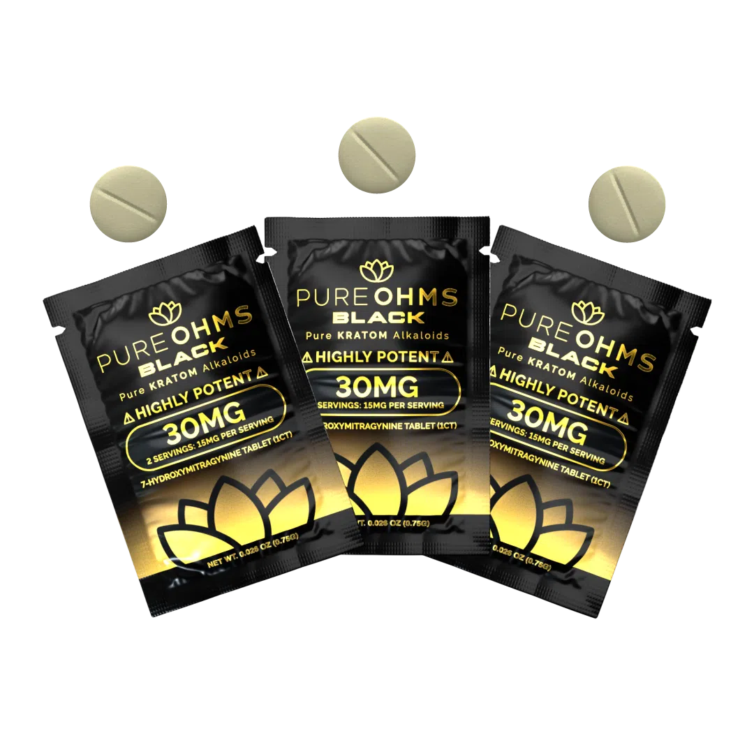 Pure Ohms Black 100MG X 1CT, 7OH Tablet - Image 7