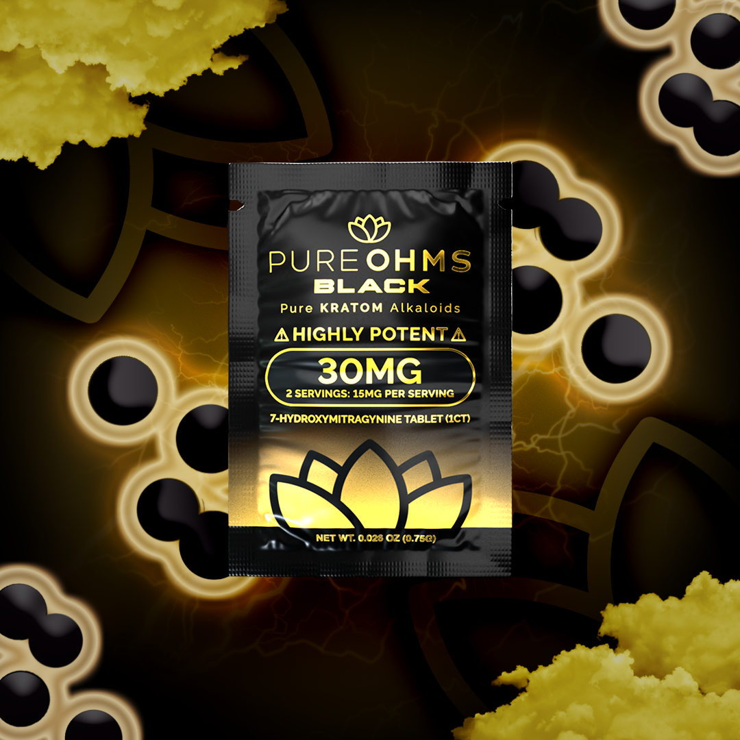 Pure Ohms Black 100MG X 1CT, 7OH Tablet - Image 6