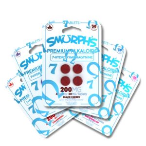 Smurph's 7-Oh Flavored Kratom Extract Tablets 50mg x 4ct