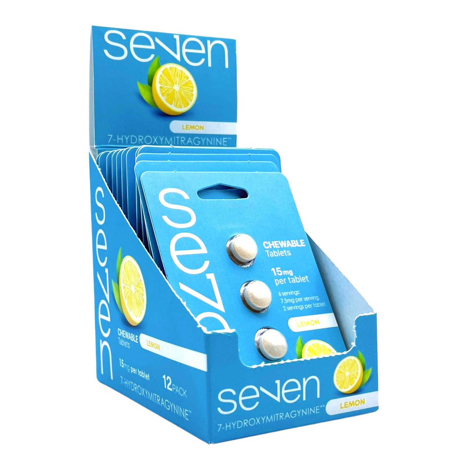 Se7en 7-Oh Kratom Tablets Lemon 15mg - Image 3
