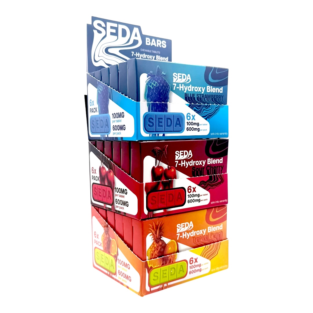 Seda 7-OH Chewable Flavored Tablets 100mg x 20ct - Image 6