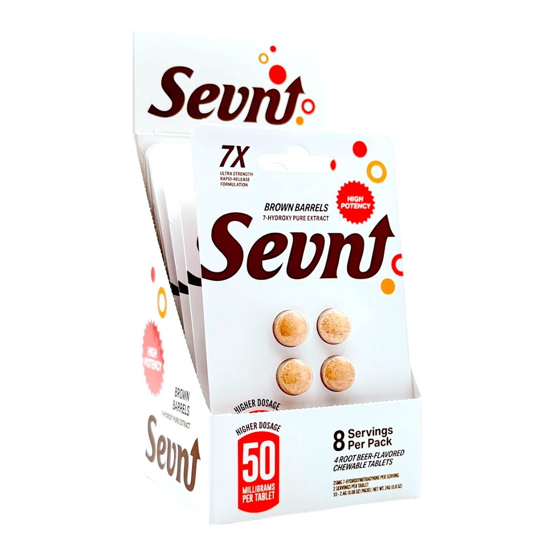 Sevn Ultra Strength 7-OH Flavored Tablets 50mg x 4ct (DEAL BUY 2 GET 1) - Image 4