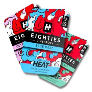 Straight Heat Eighties 7OH Tablets Variety Pack 80mg x 3ct