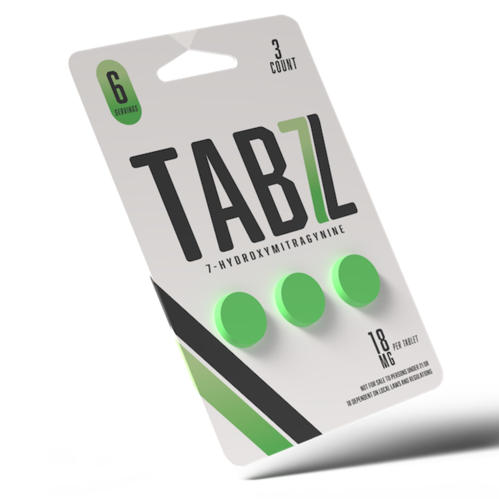 Tabz Kratom 7-OH Tablets 18mg DEAL BUY 3 GET 1 - Image 2