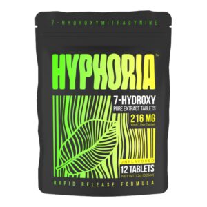 Hyphoria 7-OH Pure Extract Chewable Tablets, 18mg x 12ct